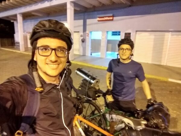 fernando cintra e lucas fagundes em cicloviagem